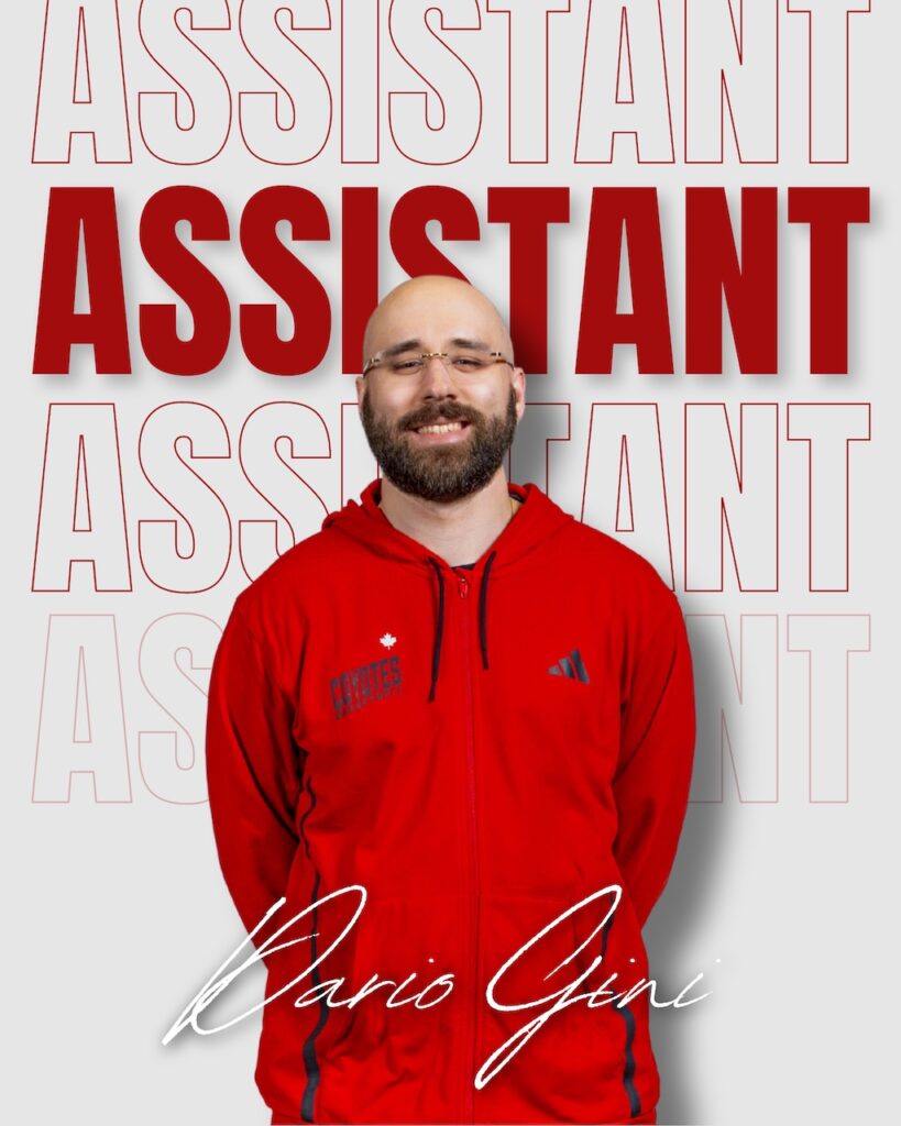Assistant Coach Dario Gini